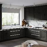 Профиль-ручка врезная для фасада 16/18мм, белый матовый (краска RAL9016), L-3000мм Профиль-ручка врезная для фасада 16/18мм, белый матовый (краска RAL9016), L-3000мм