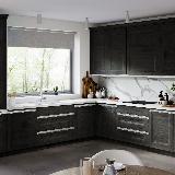 Профиль-ручка врезная для фасада 18мм, алюминий матовый (анод), L-3000мм