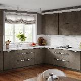 Профиль-ручка L=596мм крепление саморезами алюминий матовый (краска) Профиль-ручка L=596мм крепление саморезами алюминий матовый (краска)