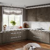 Профиль-ручка врезная для фасада 16/18мм, белый матовый (краска RAL9016), L-3000мм Профиль-ручка врезная для фасада 16/18мм, белый матовый (краска RAL9016), L-3000мм