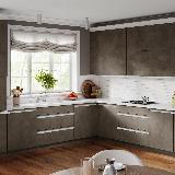 Профиль-ручка врезная для фасада 16/18мм, белый матовый (краска RAL9016), L-3000мм