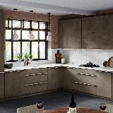 Профиль-ручка крепление саморезами золото брашированное (анод), L-3000мм Профиль-ручка крепление саморезами золото брашированное (анод), L-3000мм