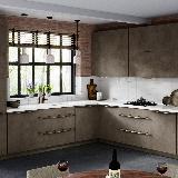 Профиль-ручка L=896мм крепление саморезами золото матовое (краска) Профиль-ручка L=896мм крепление саморезами золото матовое (краска)