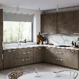 APRO Ручка-скоба 352мм белый матовый