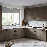 Ручка-рейлинг 160мм черный матовый