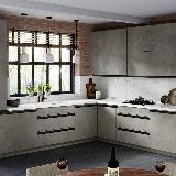 Профиль-ручка врезная для фасада 18мм, черный матовый (краска RAL9005), L-3000мм Профиль-ручка врезная для фасада 18мм, черный матовый (краска RAL9005), L-3000мм