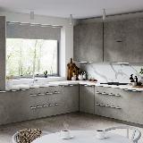 Профиль-ручка 128мм (L=196мм) крепление саморезами алюминий матовый (анод) Профиль-ручка 128мм (L=196мм) крепление саморезами алюминий матовый (анод)