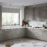 Профиль-ручка L=1400мм хром матовый Профиль-ручка L=1400мм хром матовый