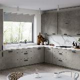 Профиль-ручка 1152мм (L=1400мм) черный матовый (краска RAL9005)