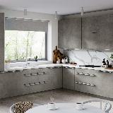 Профиль-ручка 200мм крепление саморезами алюминий матовый (анод) Профиль-ручка 200мм крепление саморезами алюминий матовый (анод)