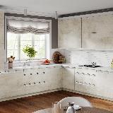 Профиль-ручка врезная для фасада 18мм, белый матовый (краска RAL9016), L-3000мм