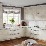 Профиль-ручка 896мм крепление саморезами алюминий матовый