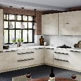 Профиль-ручка L=596мм крепление саморезами черный матовый (краска RAL 9005)