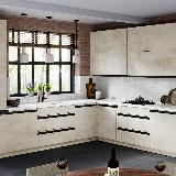 Профиль-ручка врезная для фасада 18мм, черный матовый (краска RAL9005), L-3000мм Профиль-ручка врезная для фасада 18мм, черный матовый (краска RAL9005), L-3000мм