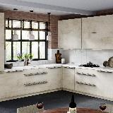 Профиль-ручка L=896мм крепление саморезами золото матовое