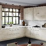 Профиль-ручка врезная для фасада 16/18мм, белый матовый (краска RAL9016), L-3000мм