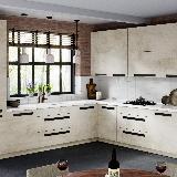 Профиль-ручка крепление саморезами черный матовый (анод), L-3000мм