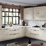 Профиль-ручка 896мм крепление саморезами золото матовое