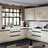 Профиль-ручка врезная для фасада 18мм, черный матовый (анод), L-3000мм