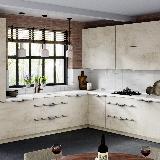 Профиль-ручка 596мм крепление саморезами алюминий матовый