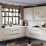 Профиль-ручка крепление саморезами для фасада 16мм, алюминий матовый (анод), L-3000мм