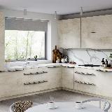 Профиль-ручка L=896мм крепление саморезами золото матовое (краска) Профиль-ручка L=896мм крепление саморезами золото матовое (краска)