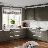 Профиль-ручка врезная для фасада 18мм, белый матовый (краска RAL9016), L-3000мм