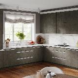 Профиль-ручка врезная для фасада 16/18мм, белый матовый (краска RAL9016), L-3000мм Профиль-ручка врезная для фасада 16/18мм, белый матовый (краска RAL9016), L-3000мм