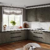 Профиль-ручка 32мм (L=60мм) крепление саморезами черный матовый (краска RAL 9005) Профиль-ручка 32мм (L=60мм) крепление саморезами черный матовый (краска RAL 9005)