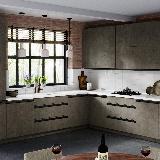 Профиль-ручка врезная для фасада 18мм, черный матовый (краска RAL9005), L-3000мм Профиль-ручка врезная для фасада 18мм, черный матовый (краска RAL9005), L-3000мм