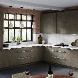 Профиль-ручка 600мм крепление саморезами алюминий матовый (анод)