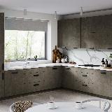 Профиль-ручка L=1400мм черный матовый Профиль-ручка L=1400мм черный матовый