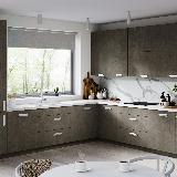 Профиль-ручка L=180мм хром матовый