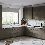 Профиль-ручка 600мм крепление саморезами алюминий полированный (анод) Профиль-ручка 600мм крепление саморезами алюминий полированный (анод)