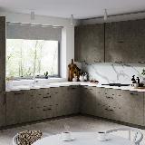 Ручка-скоба 192мм бронза состаренная