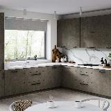 Ручка-рейлинг 640мм черный матовый