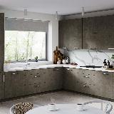 Ручка-рейлинг 160/192мм (L=206мм) нержавеющая сталь