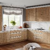 Профиль-ручка врезная для фасада 18мм, белый матовый (краска RAL9016), L-3000мм