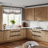 Профиль-ручка 192мм (L=220мм) крепление саморезами черный матовый (краска RAL 9005) Профиль-ручка 192мм (L=220мм) крепление саморезами черный матовый (краска RAL 9005)