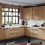 Профиль-ручка 200мм крепление саморезами золото матовое (анод)