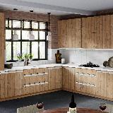 Профиль-ручка врезная для фасада 18мм, белый матовый (краска RAL9016), L-3000мм