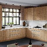 Профиль-ручка врезная для фасада 16/18мм, белый матовый (краска RAL9016), L-3000мм Профиль-ручка врезная для фасада 16/18мм, белый матовый (краска RAL9016), L-3000мм