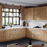 Профиль-ручка врезная для фасада 18мм, алюминий матовый (анод), L-3000мм