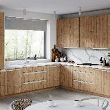 Профиль-ручка врезная для фасада 16/18мм, белый матовый (краска RAL9016), L-3000мм