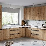 Профиль-ручка 600мм крепление саморезами черный матовый (анод) Профиль-ручка 600мм крепление саморезами черный матовый (анод)