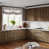 Профиль-ручка крепление саморезами белый матовый (краска RAL9016), L-3000мм