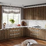 Профиль-ручка врезная для фасада 16/18мм, белый матовый (краска RAL9016), L-3000мм Профиль-ручка врезная для фасада 16/18мм, белый матовый (краска RAL9016), L-3000мм