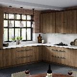 Профиль-ручка L=596мм крепление саморезами графит (краска) Профиль-ручка L=596мм крепление саморезами графит (краска)