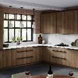 Профиль-ручка L=896мм крепление саморезами черный матовый (краска RAL 9005) Профиль-ручка L=896мм крепление саморезами черный матовый (краска RAL 9005)