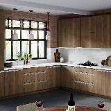 Профиль-ручка крепление саморезами для фасада 16мм, алюминий матовый (анод), L-3000мм